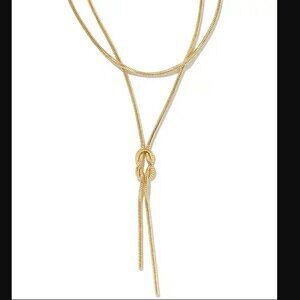 Kendra Scott Annie Gold Y Necklace